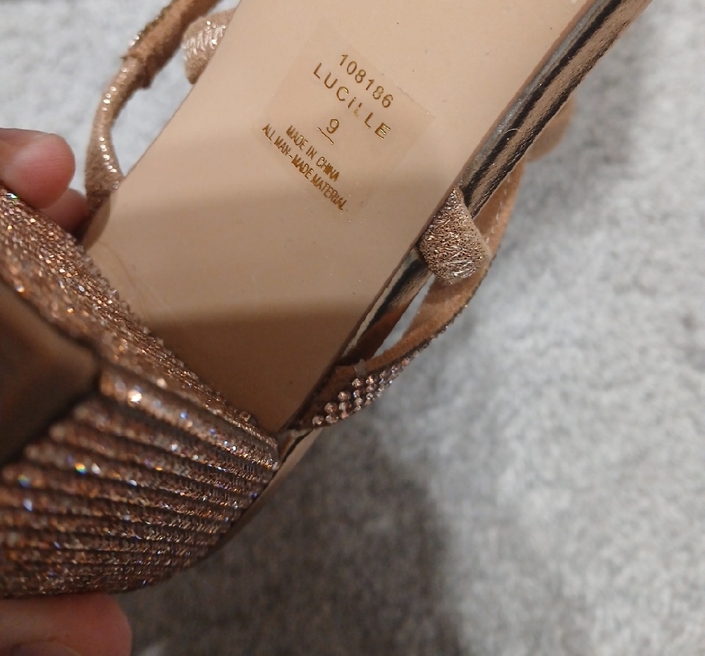 Maripé Rose Gold Heels - Picture 5 of 5